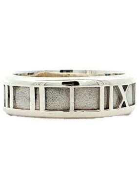 Tiffany & Co Atlas Star Ring 54 Silver